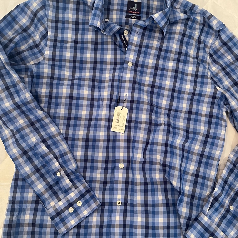 Blue Checkered Men's Shirt